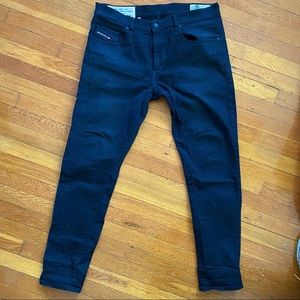 Diesel D-Strukt black slim tapered jeans MADE IN ITALY